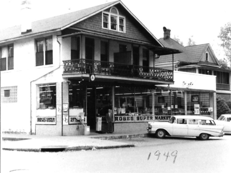 His dad's store, Rose's Super Market, at 6th & Market