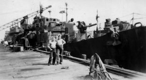 Rose in the Navy assigned to the USS Alex Diachenko transport ship