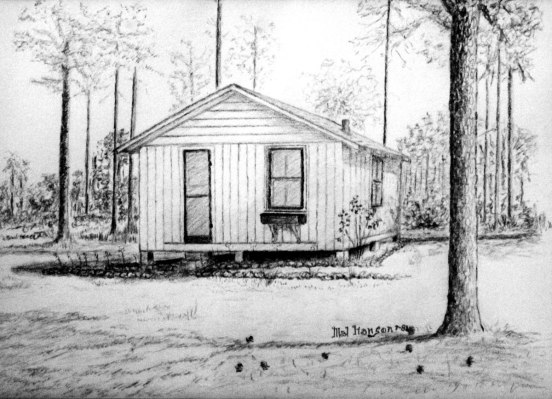 Joyce Hanson lived in a one-room house until she was eight years old.